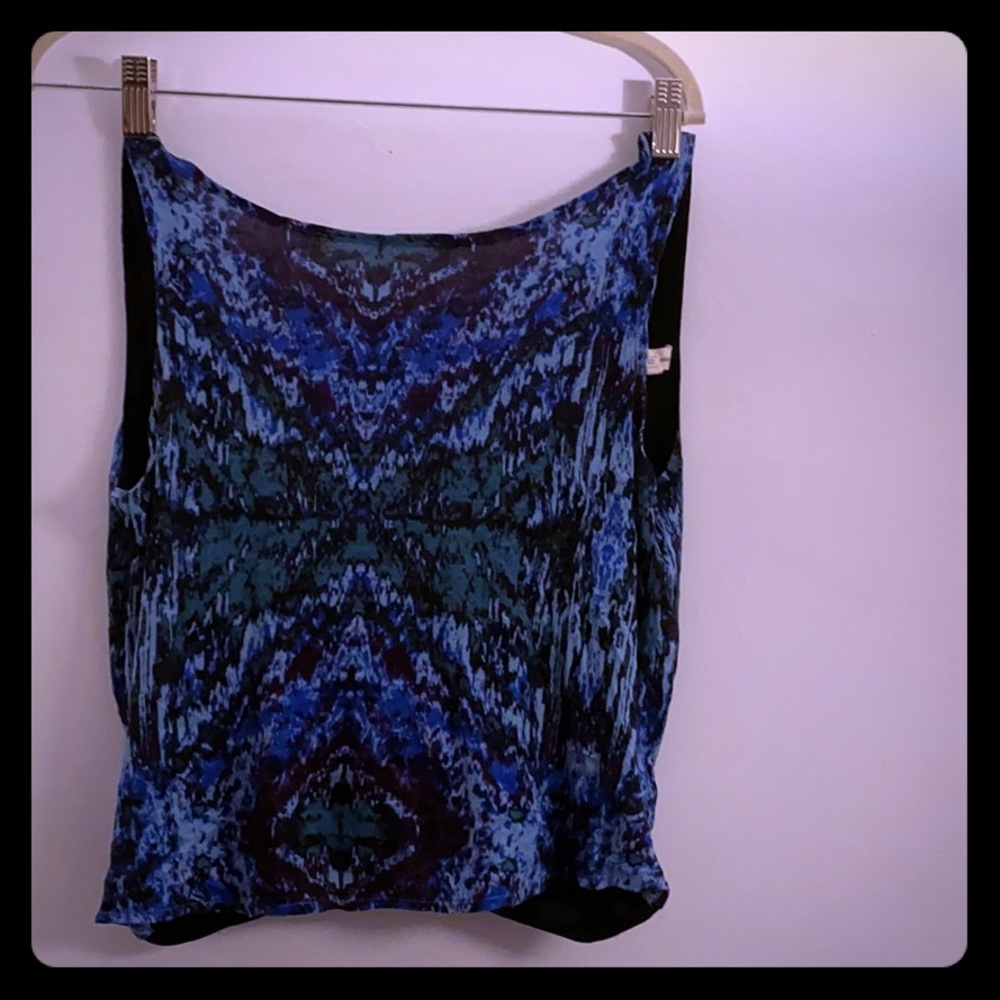 Urban outfitters blue backless top.